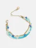 Rowan Semi-Precious Layered Bracelet - Mykonos sold by BaubleBar