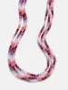 Lena Semi-Precious Layered Necklace - Pink sold by BaubleBar