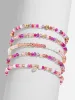 Indya Semi-Precious Layered Bracelet Set - Pink Multi sold by BaubleBar