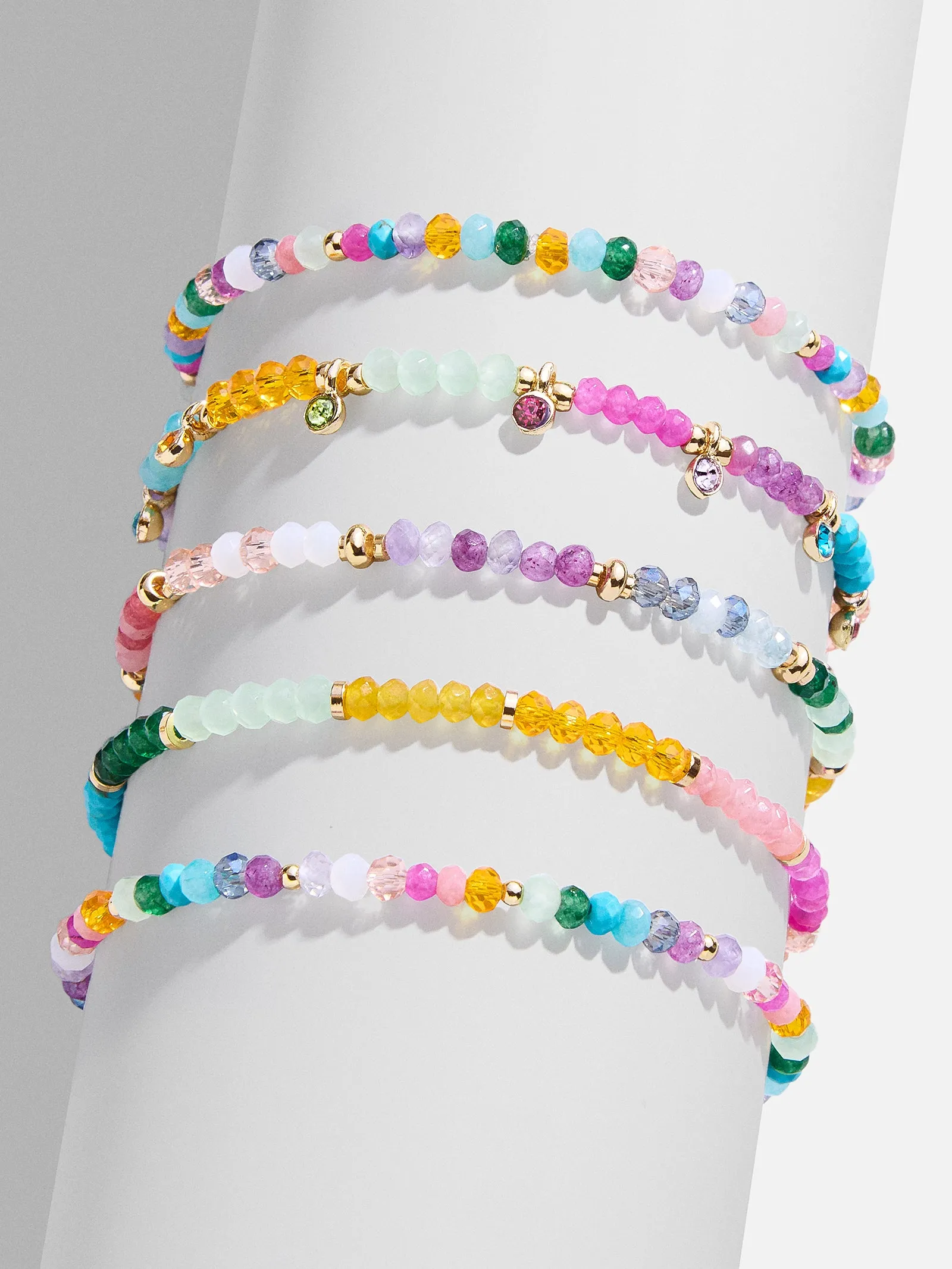 Indya Semi-Precious Layered Bracelet Set - Multi sold by BaubleBar