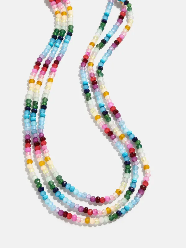 Lena Semi-Precious Layered Necklace - Multi sold by BaubleBar
