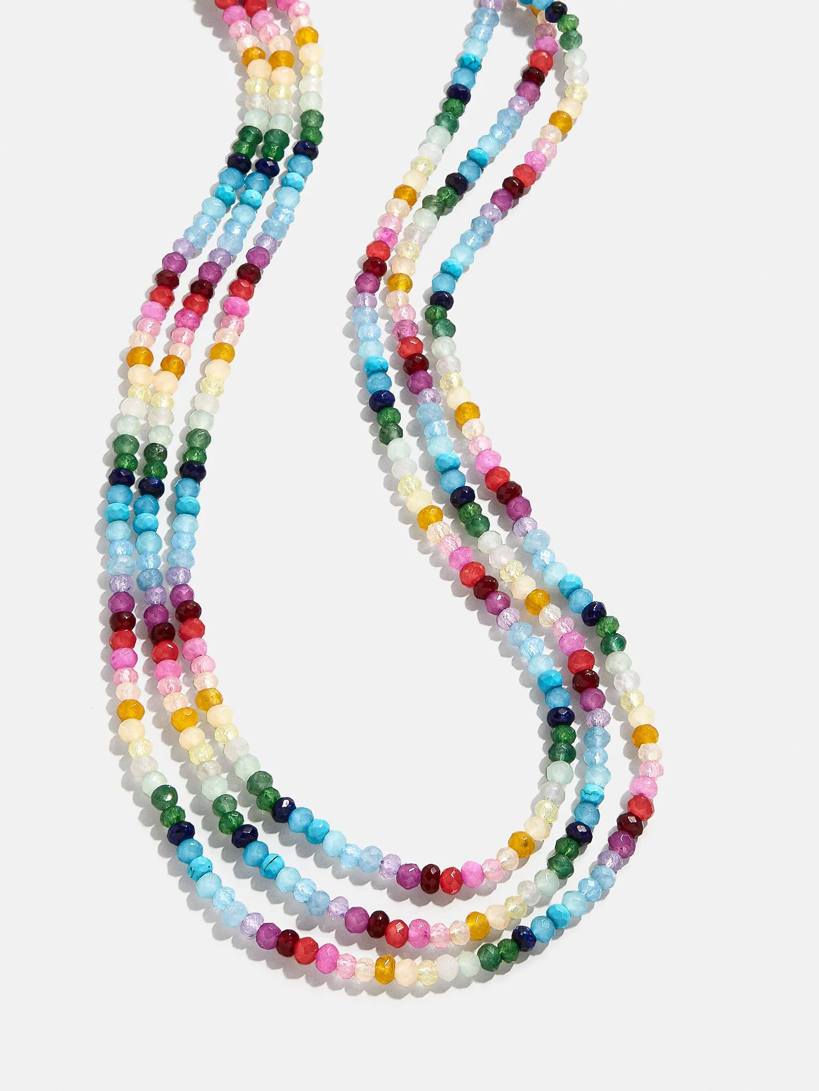 Lena Semi-Precious Layered Necklace - Multi sold by BaubleBar