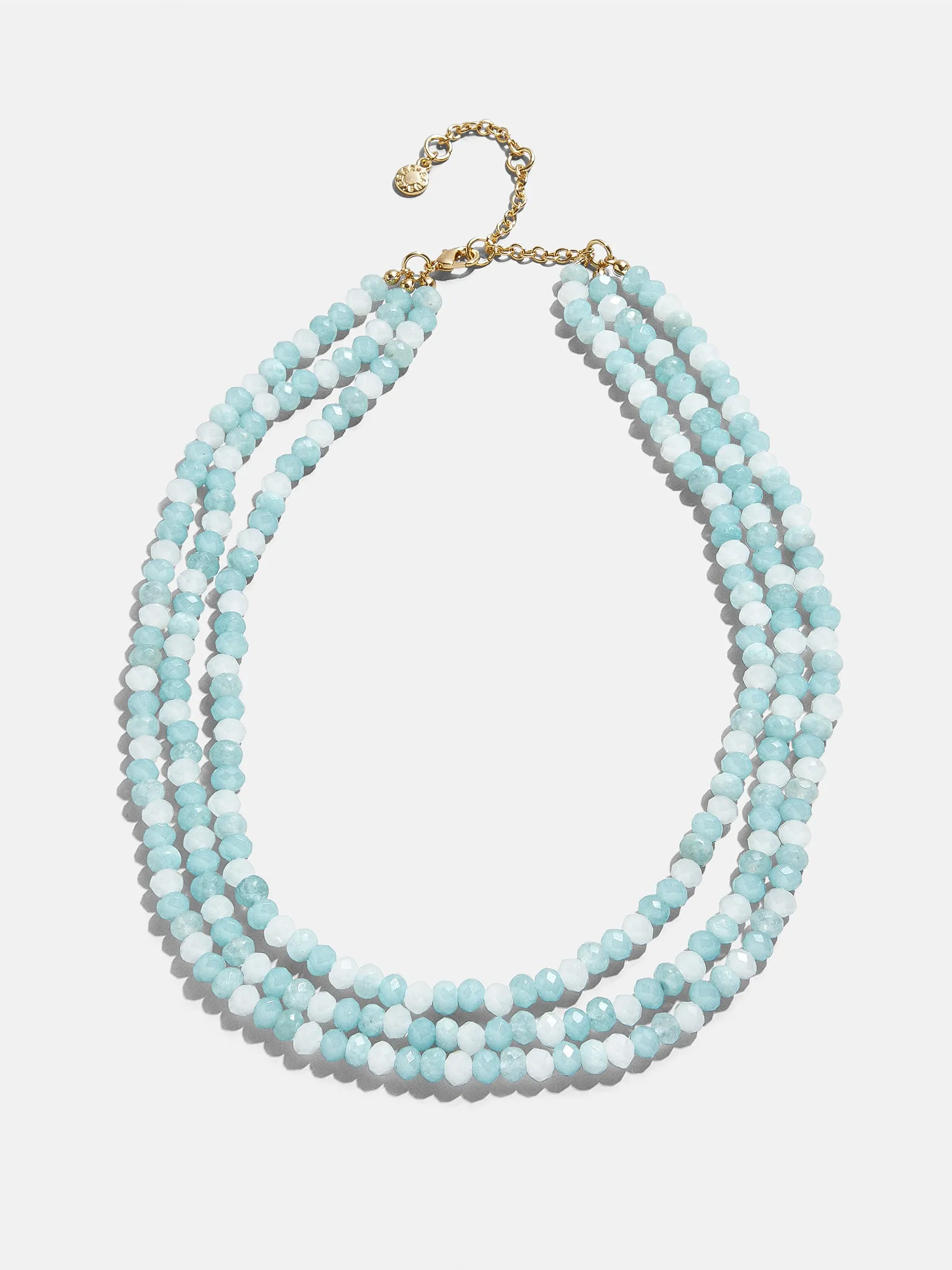 Lena Semi-Precious Layered Necklace - Turquoise sold by BaubleBar product image thumbnail 3