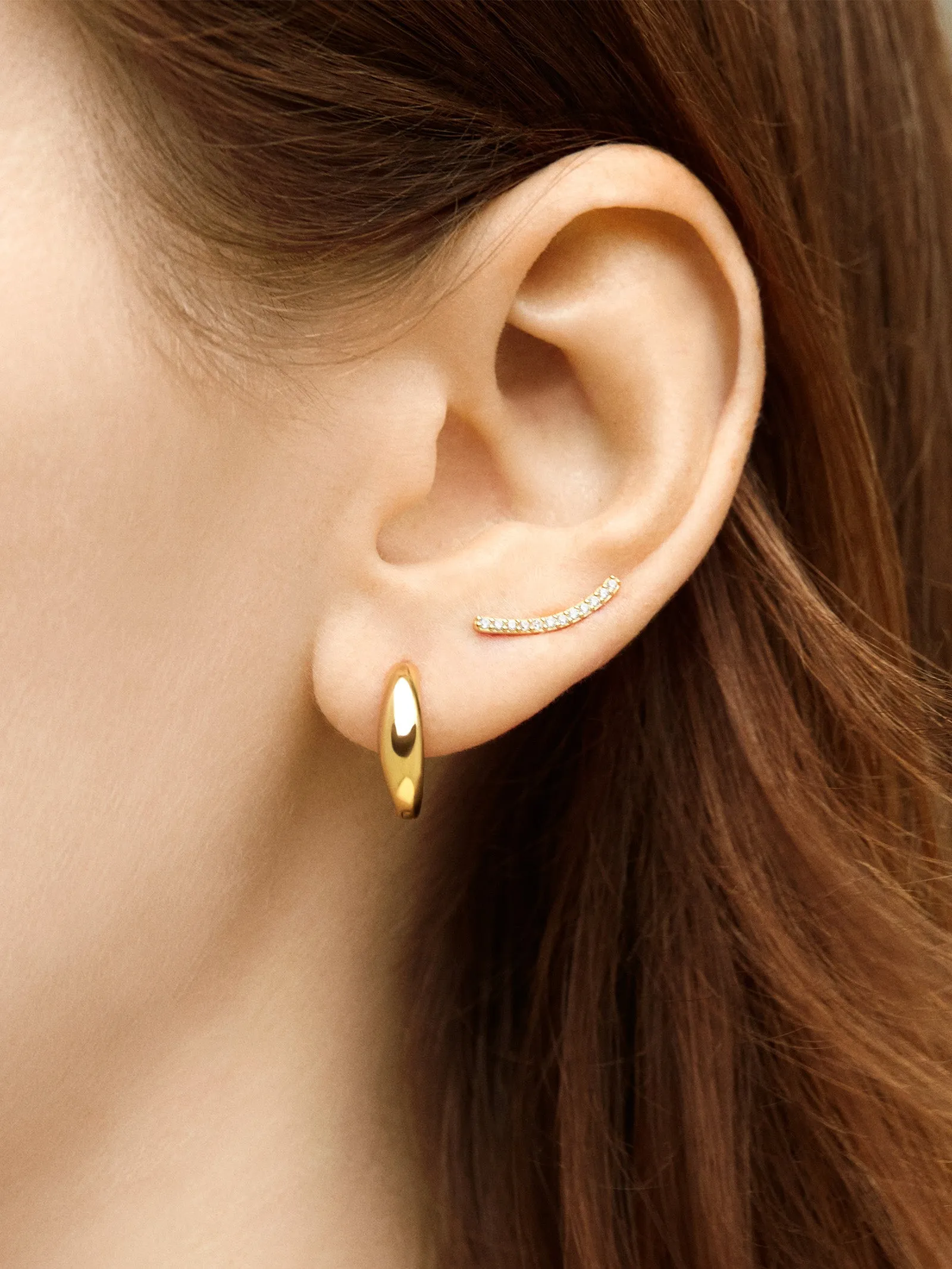 Adira 18K Gold - Clear sold by BaubleBar product image thumbnail 2