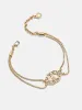 Evil Eye Reversible Bracelet - Gold/Multi sold by BaubleBar
