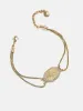 Evil Eye Reversible Bracelet - Gold/Turquoise sold by BaubleBar