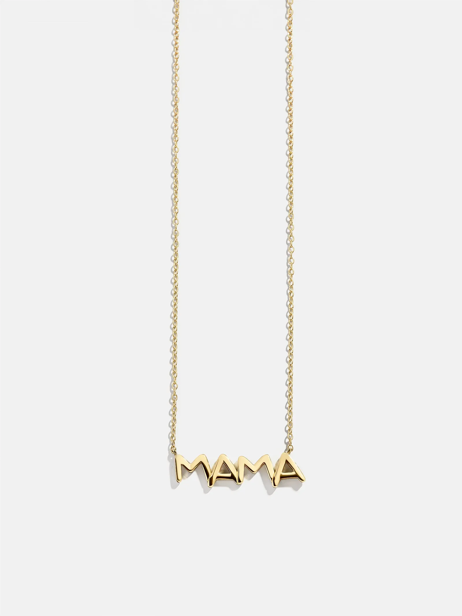 18K Gold Custom Nameplate Necklace - Organic sold by BaubleBar product image thumbnail 3