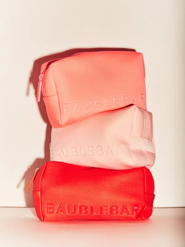 Take It Away Storage Pouch - Neon Pink sold by BaubleBar