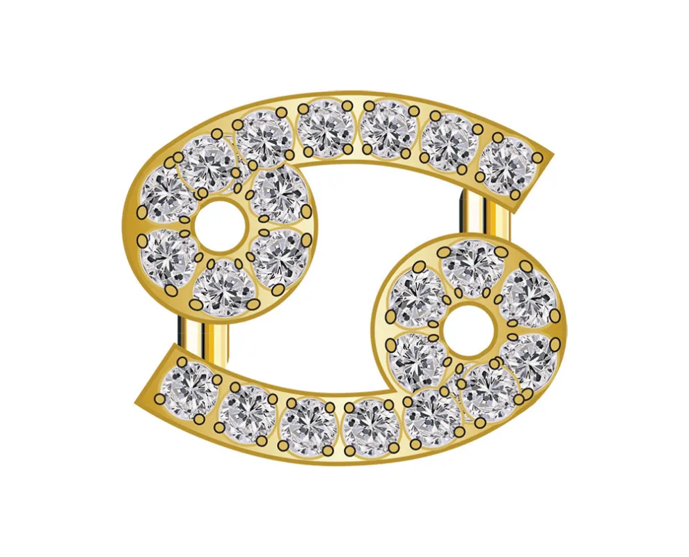 Pavé Zodiac Icon - Cancer sold by BaubleBar
