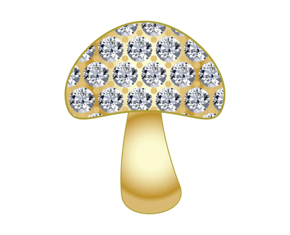 Pavé Motif Icon - Mushroom sold by BaubleBar