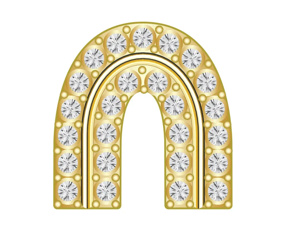 Pavé Motif Icon - Rainbow sold by BaubleBar
