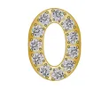 Pavé Initial Icon - O sold by BaubleBar