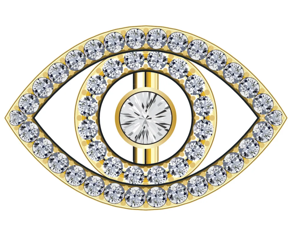 Pavé Motif Icon - Evil Eye sold by BaubleBar