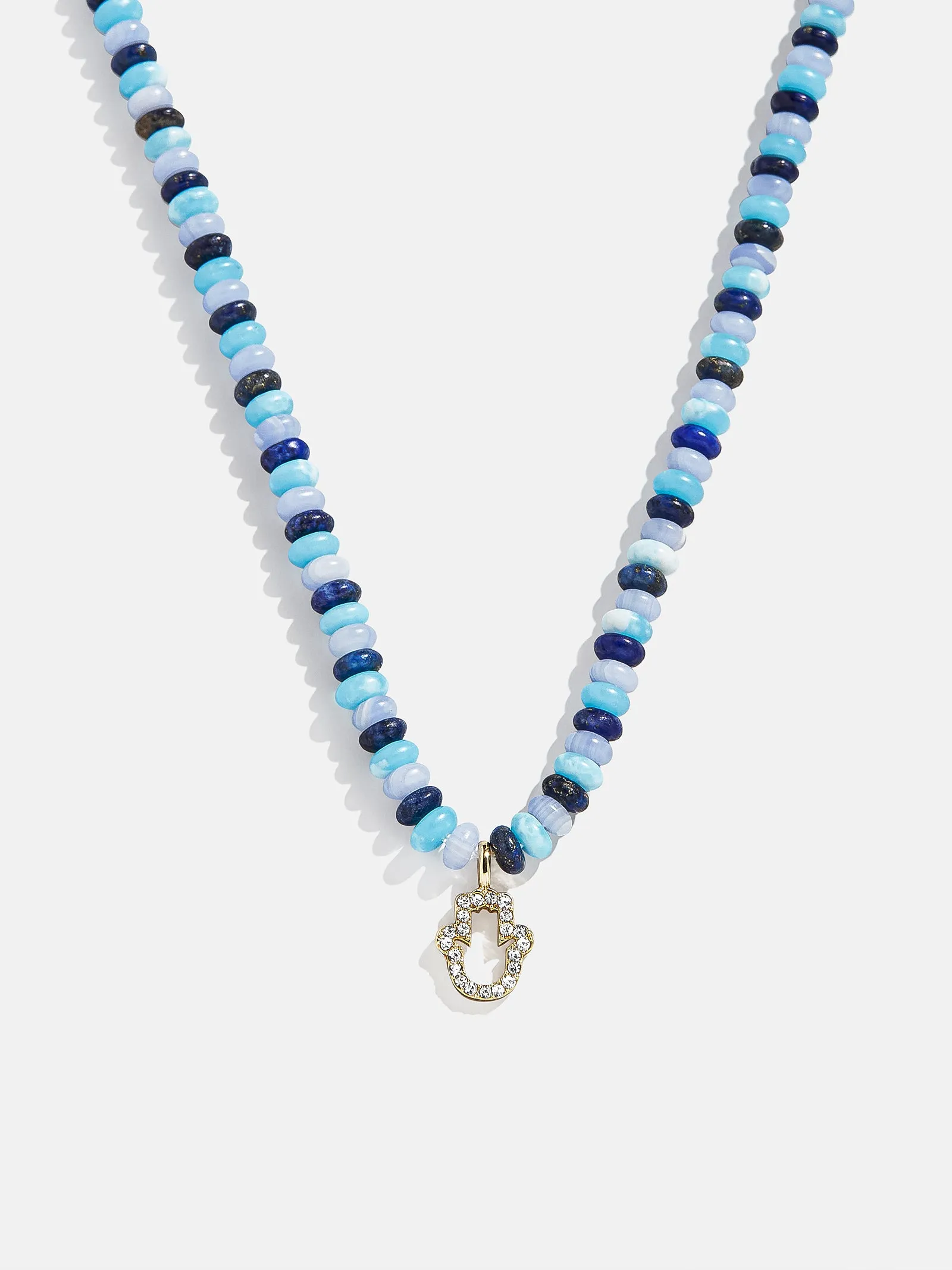 High Energy Semi-Precious Necklace - Hamsa sold by BaubleBar