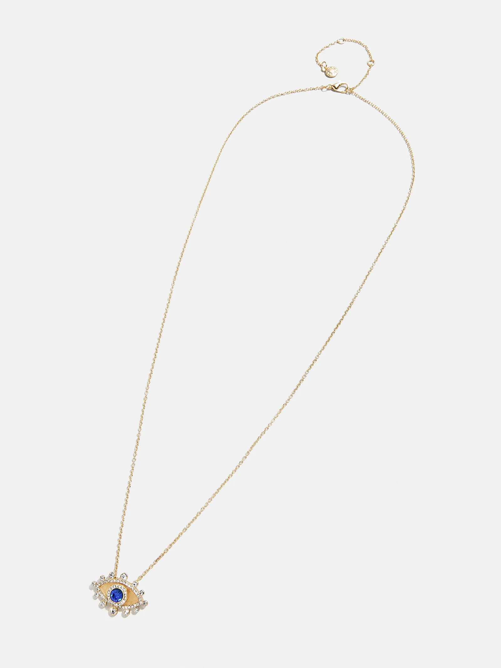 Elena Evil Eye Necklace - Gold/Blue sold by BaubleBar product image thumbnail 3