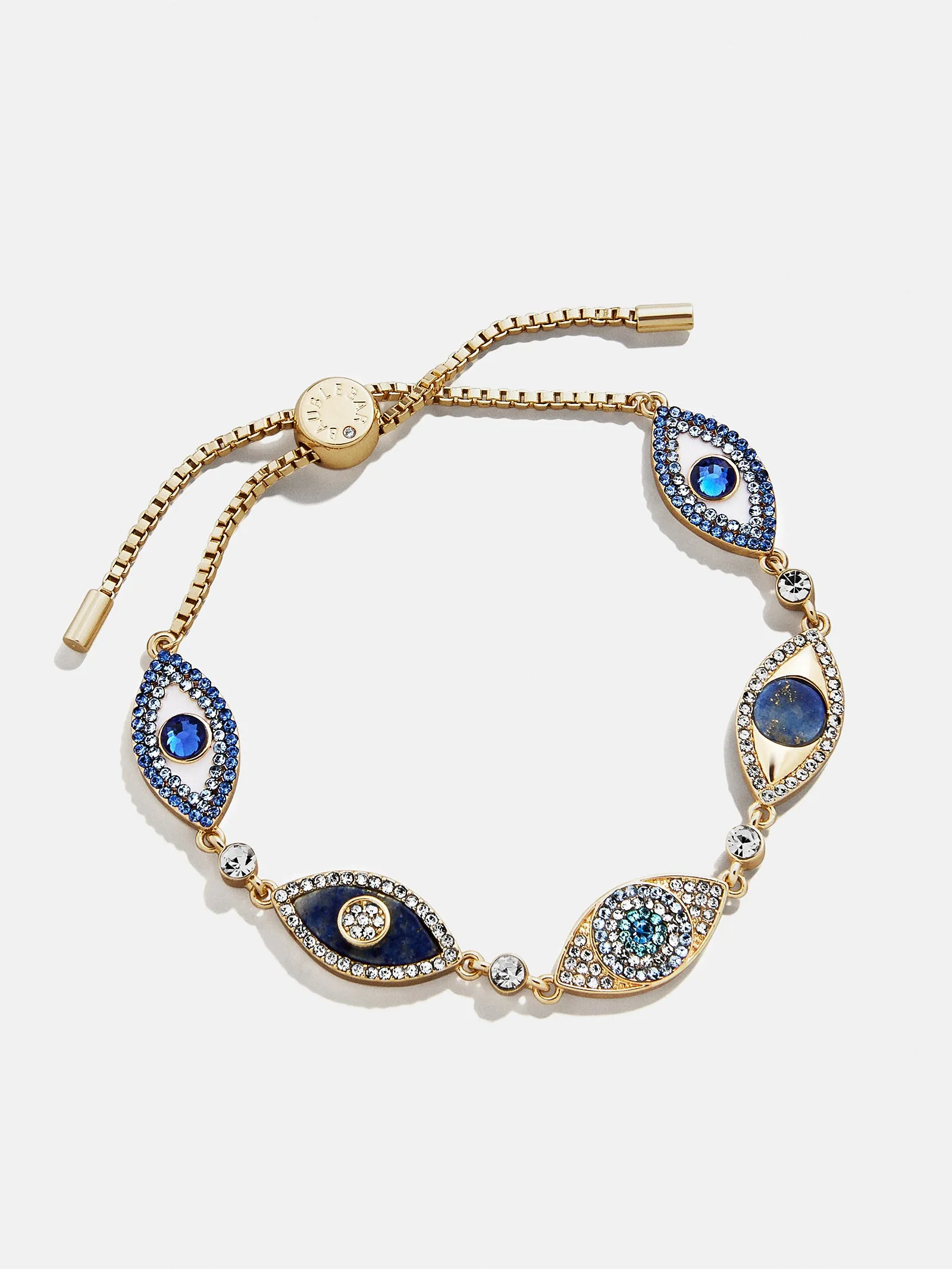 Ojo Bracelet - Gold/Blue sold by BaubleBar product image thumbnail 3