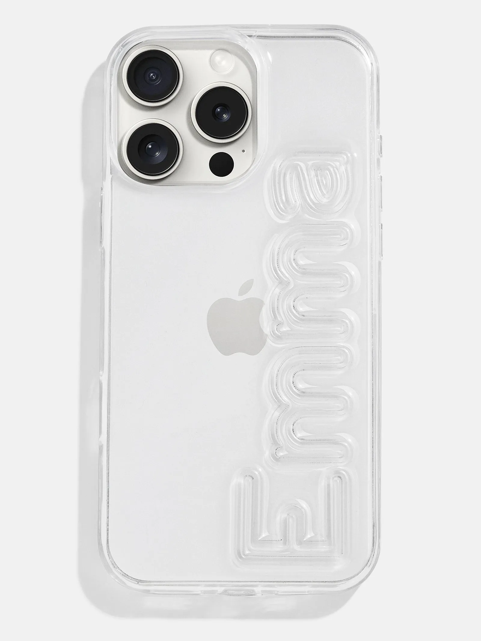 Fine Line Custom iPhone Case - Clear sold by BaubleBar