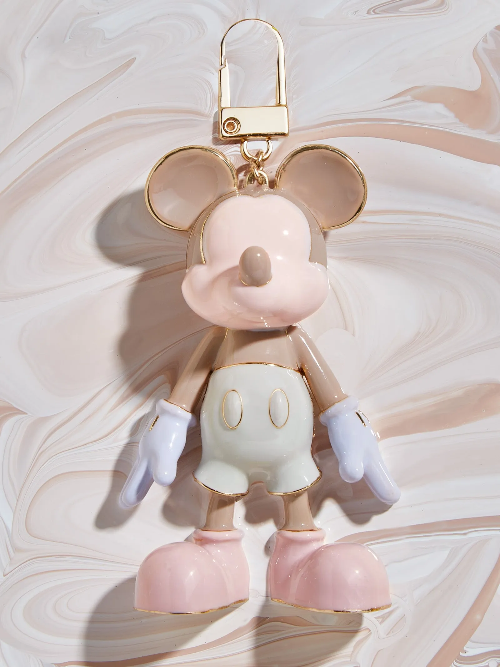 Mickey Mouse disney Bag Charm - Neutral Colorblock sold by BaubleBar