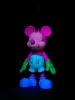 Mickey Mouse disney Bag Charm - Glow In The Dark Multi Colorblock sold by BaubleBar