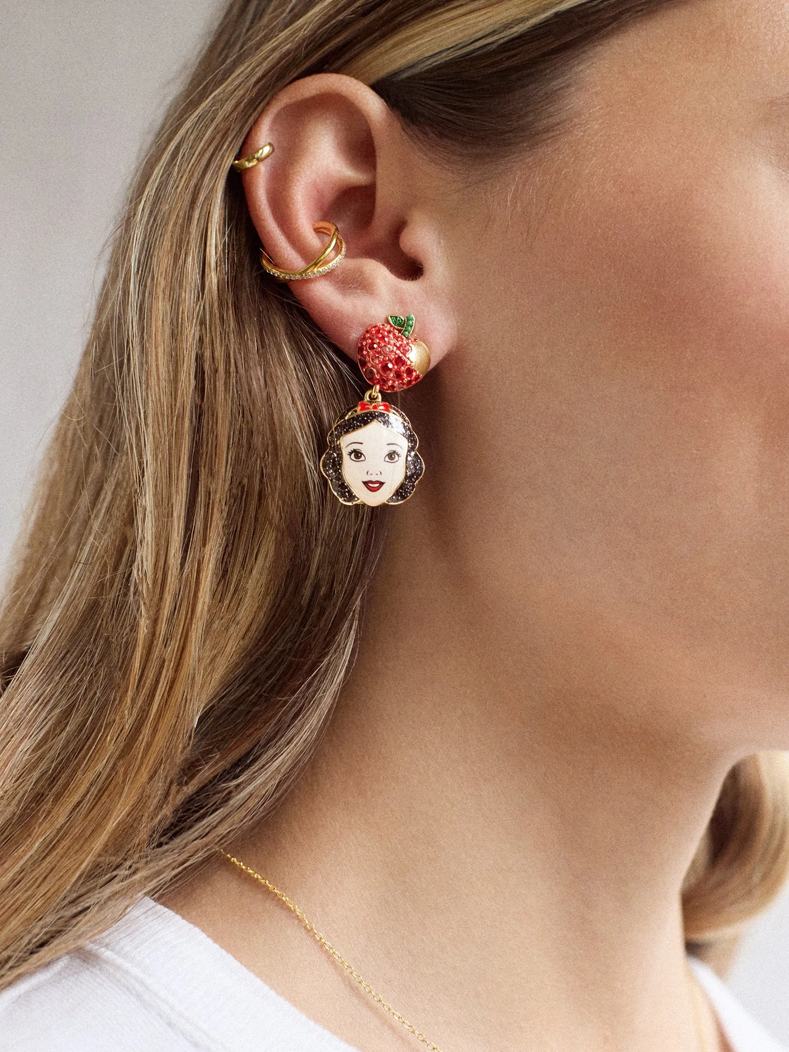 Disney Snow White Earrings - Red sold by BaubleBar product image thumbnail 2