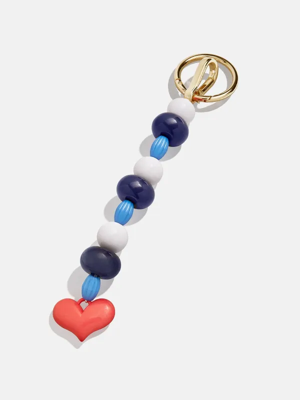 Carry Love Bag Charm - Blue sold by BaubleBar