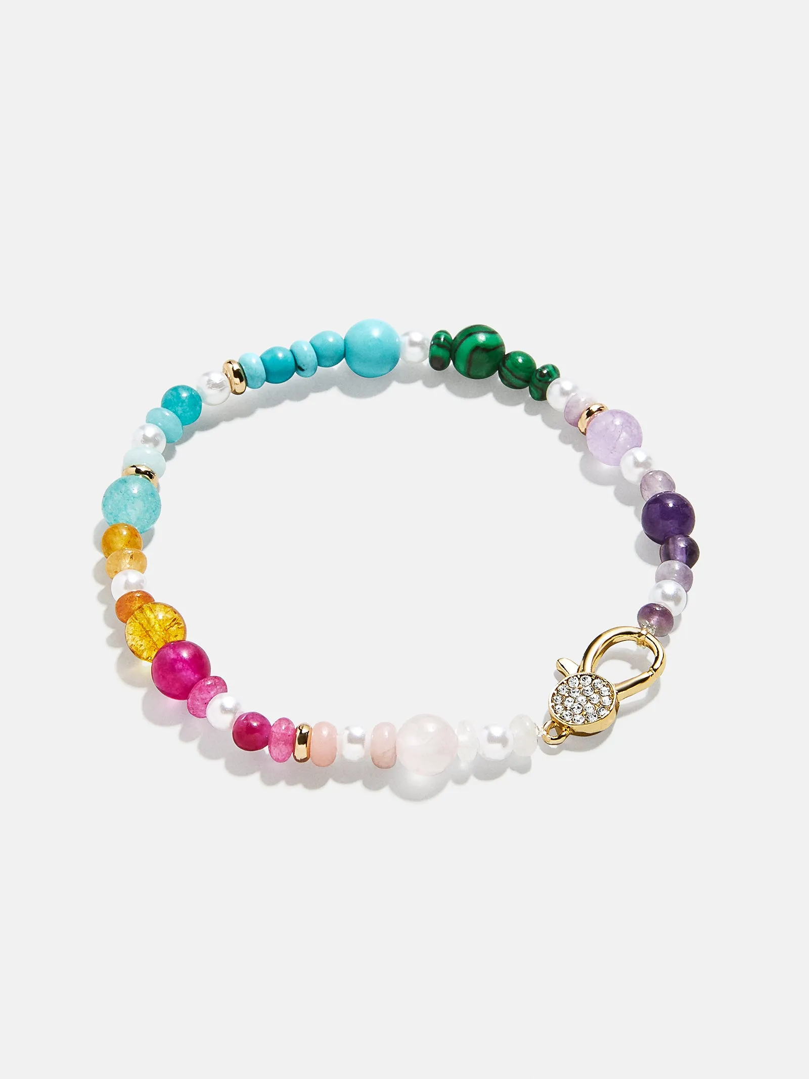 Marlowe Semi-Precious Bracelet - Gold/Multi sold by BaubleBar product image thumbnail 3