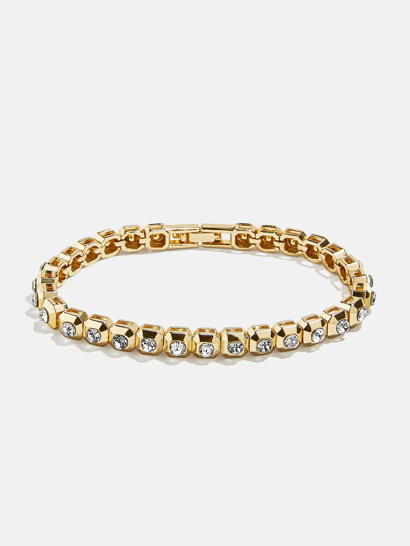 Megan Tennis Bracelet - Gold/Pavé sold by BaubleBar product image thumbnail 3