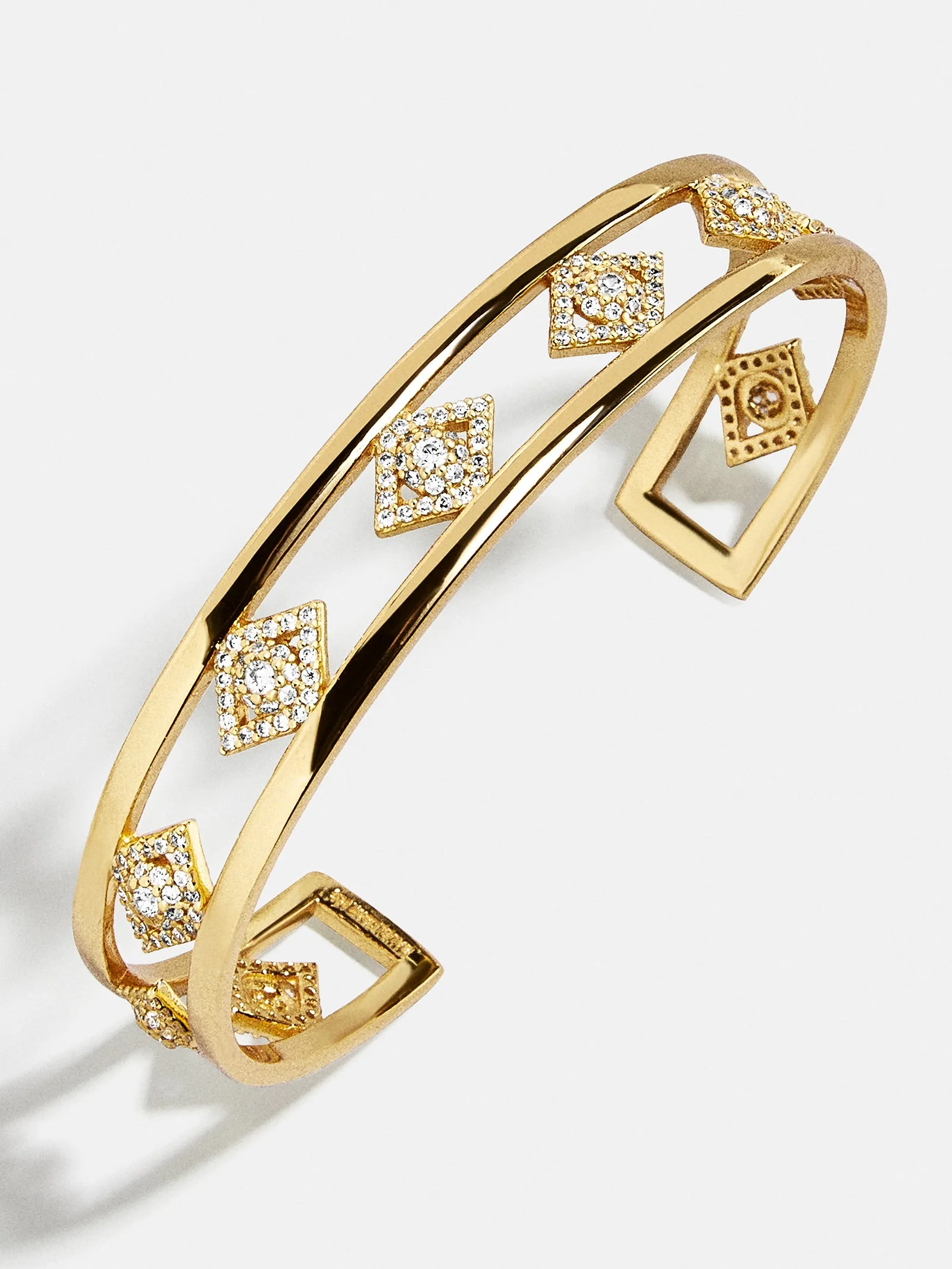 18K Gold Evil Eye Cuff Bracelet - Evil Eye sold by BaubleBar