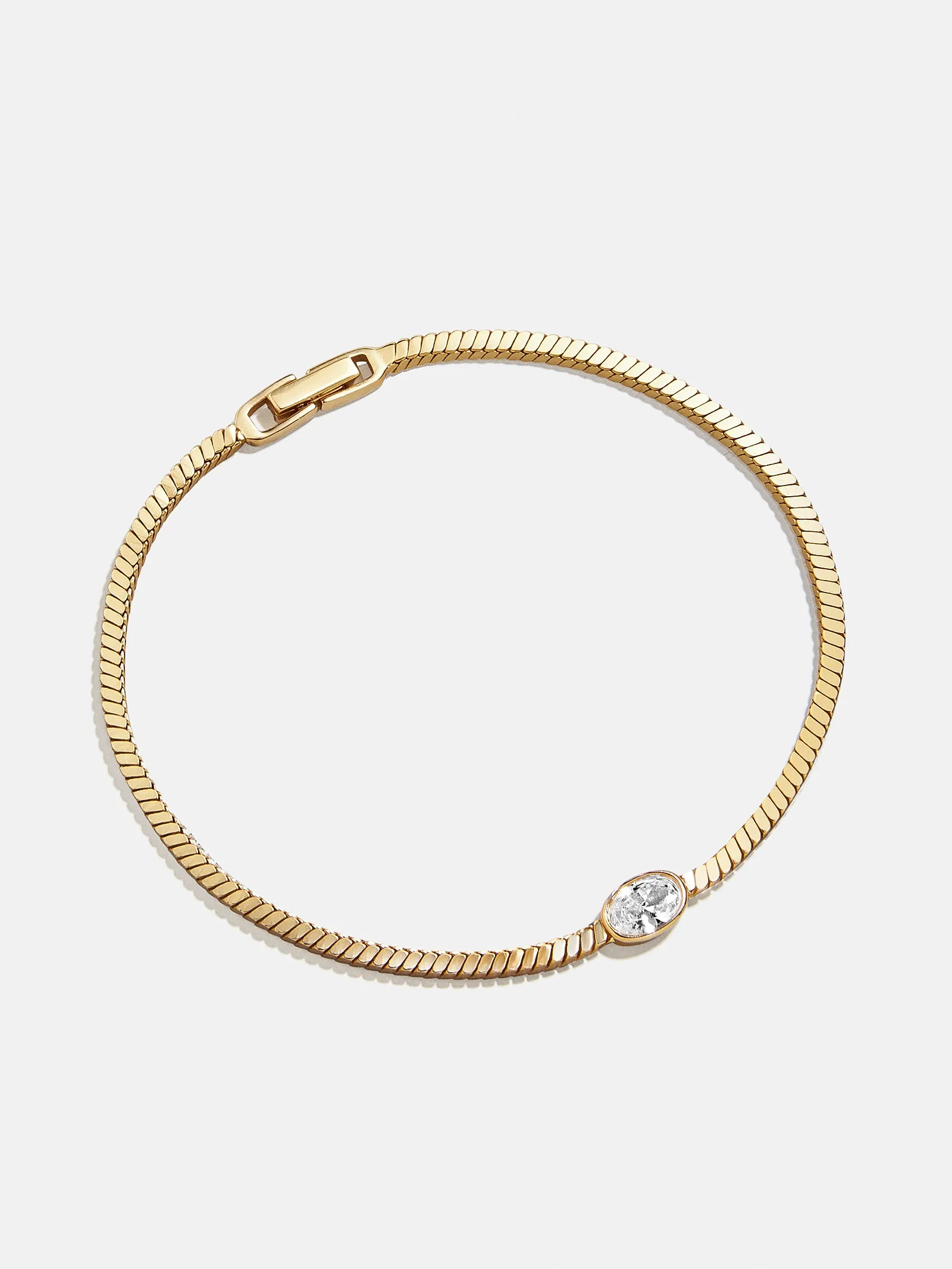 Lana 18K Gold Bracelet - Gold/Pavé sold by BaubleBar product image thumbnail 4