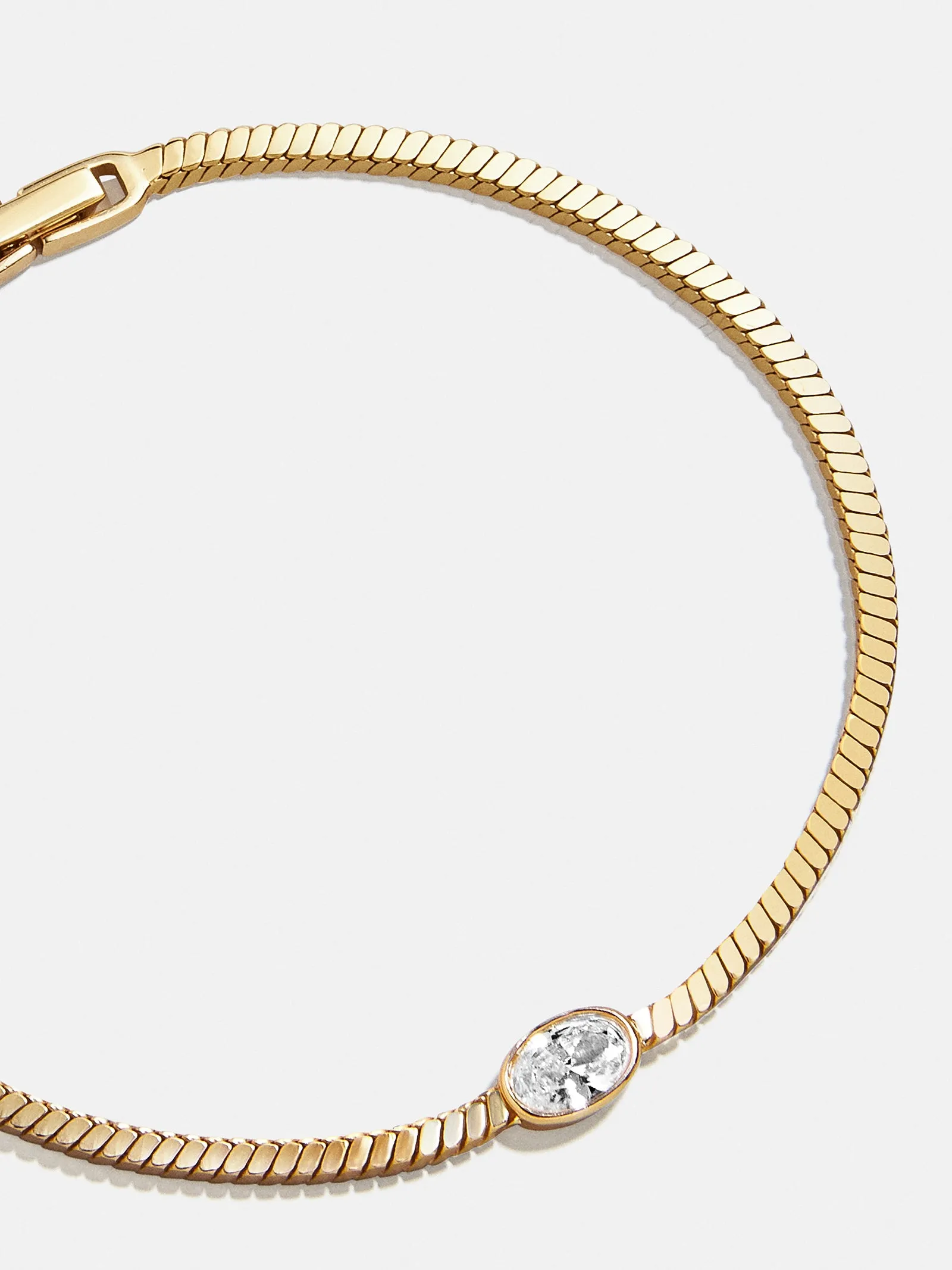 Lana 18K Gold Bracelet - Gold/Pavé sold by BaubleBar