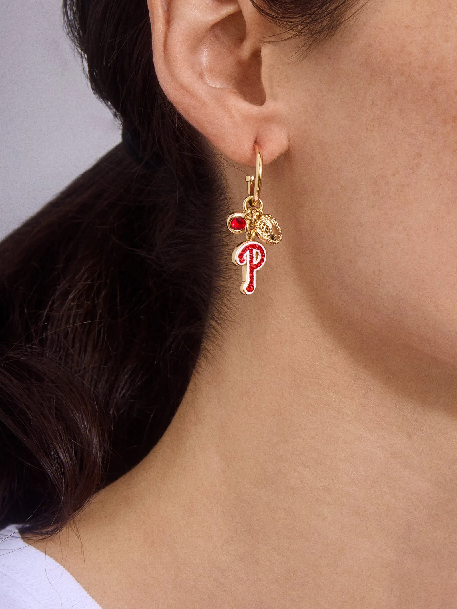 MLB Charm Earrings - Philadelphia Phillies sold by BaubleBar product image thumbnail 2