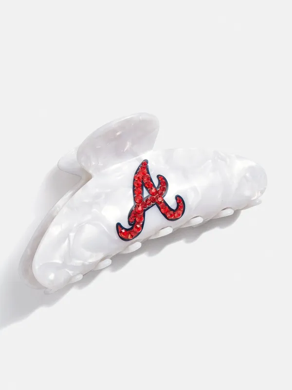 MLB Hair Clip - Atlanta Braves sold by BaubleBar