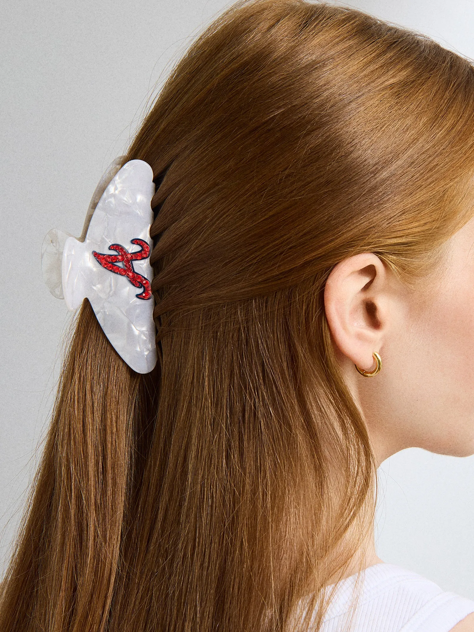 MLB Hair Clip - Atlanta Braves sold by BaubleBar product image thumbnail 2