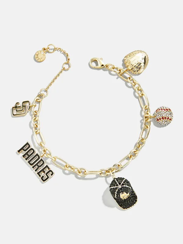MLB Charm Bracelet - San Diego Padres made by BaubleBar