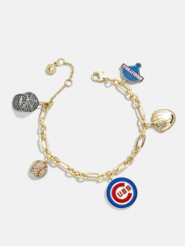 MLB Charm Bracelet - Chicago Cubs sold by BaubleBar