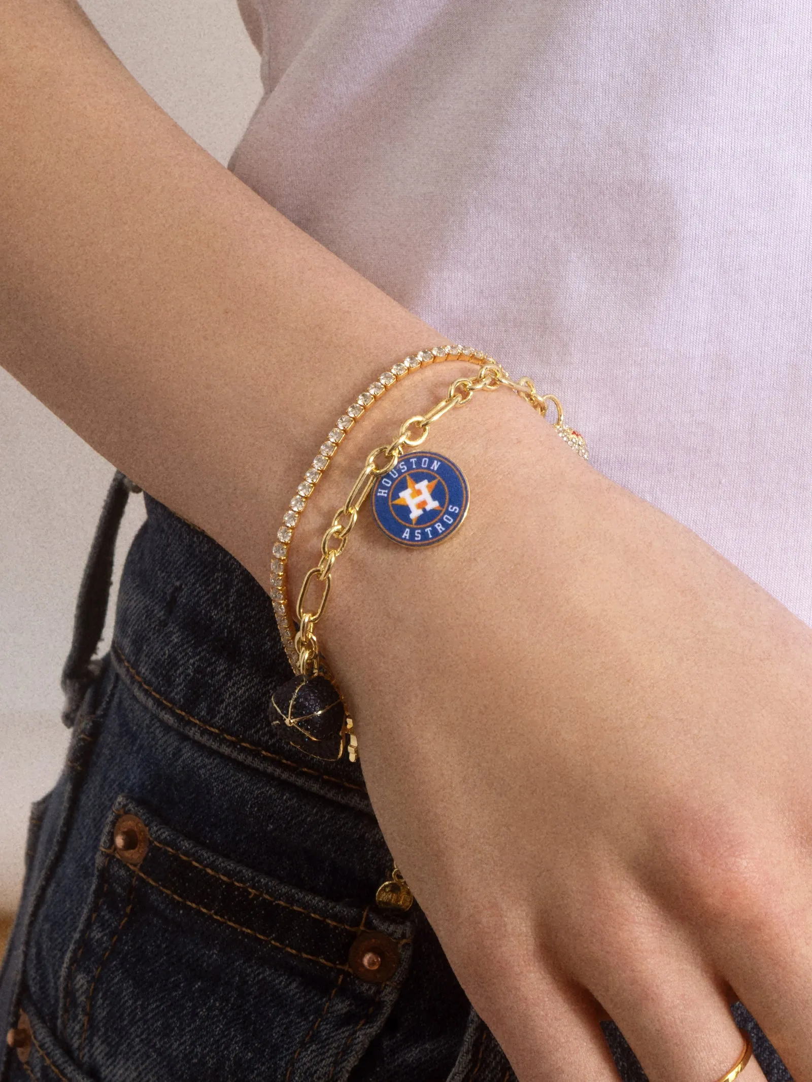 MLB Charm Bracelet - Houston Astros sold by BaubleBar product image thumbnail 2
