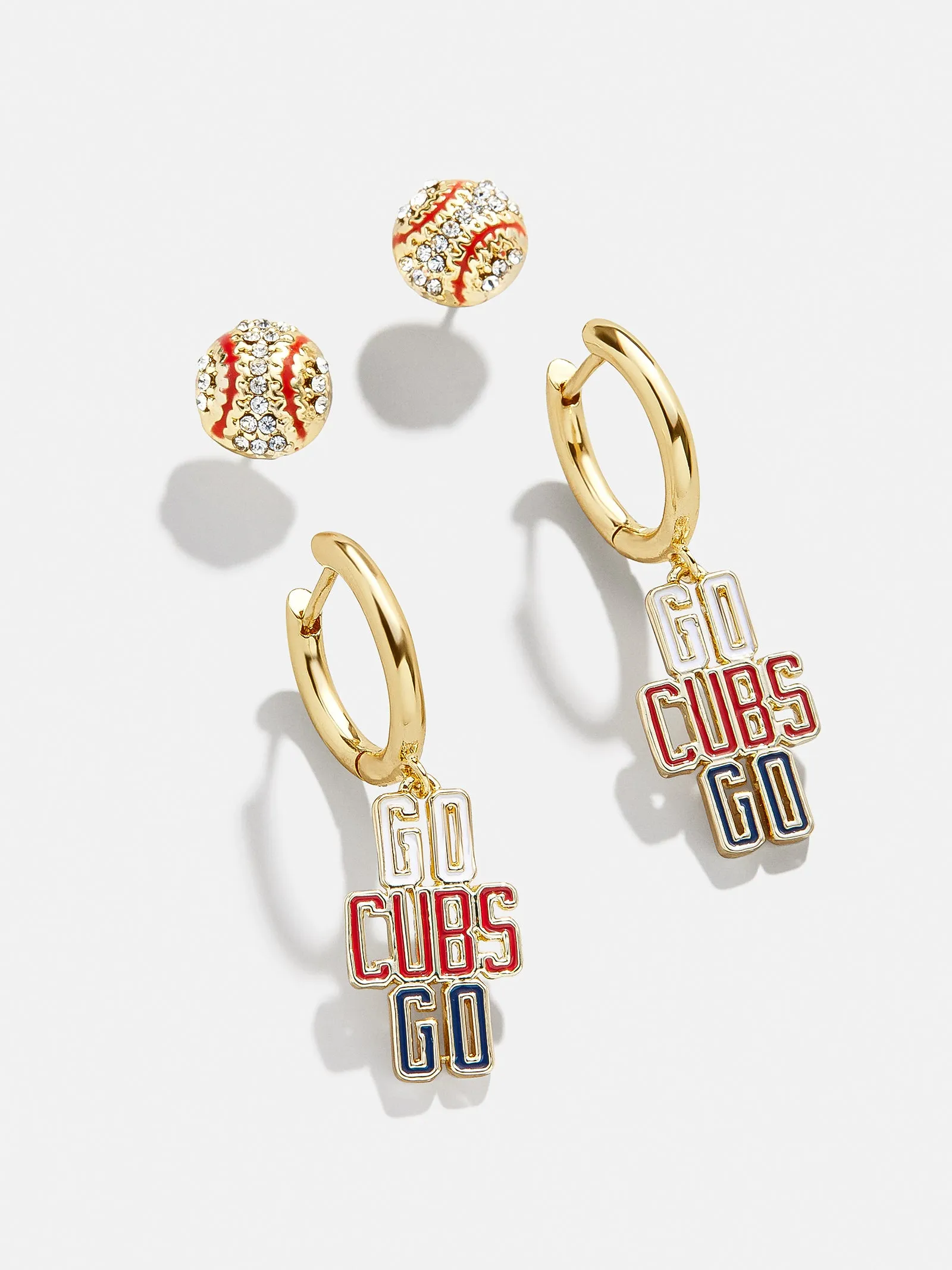 MLB Earring Set - Chicago Cubs sold by BaubleBar