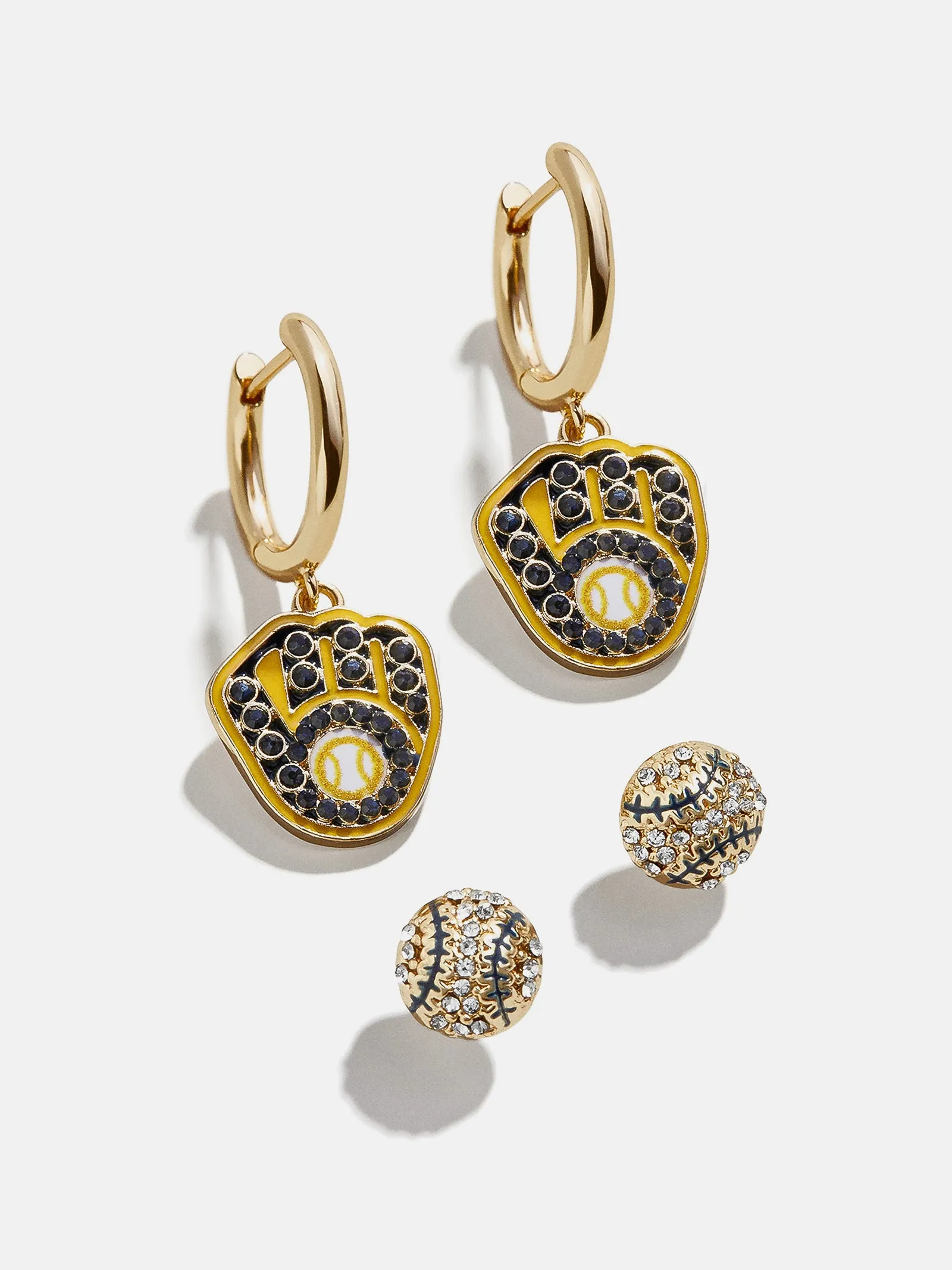 MLB Earring Set - Milwaukee Brewers sold by BaubleBar