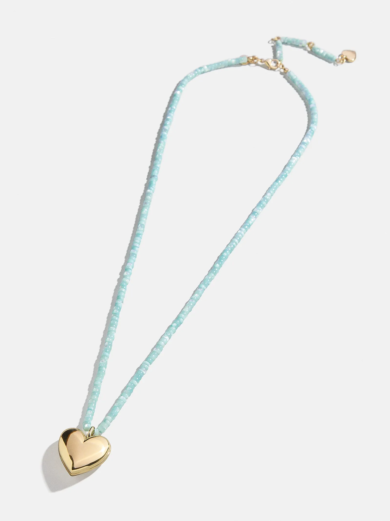Millie Bubble Heart Necklace - Turquoise sold by BaubleBar product image thumbnail 3