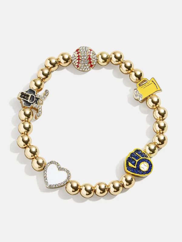 MLB Pisa Charm Bracelet - Milwaukee Brewers sold by BaubleBar