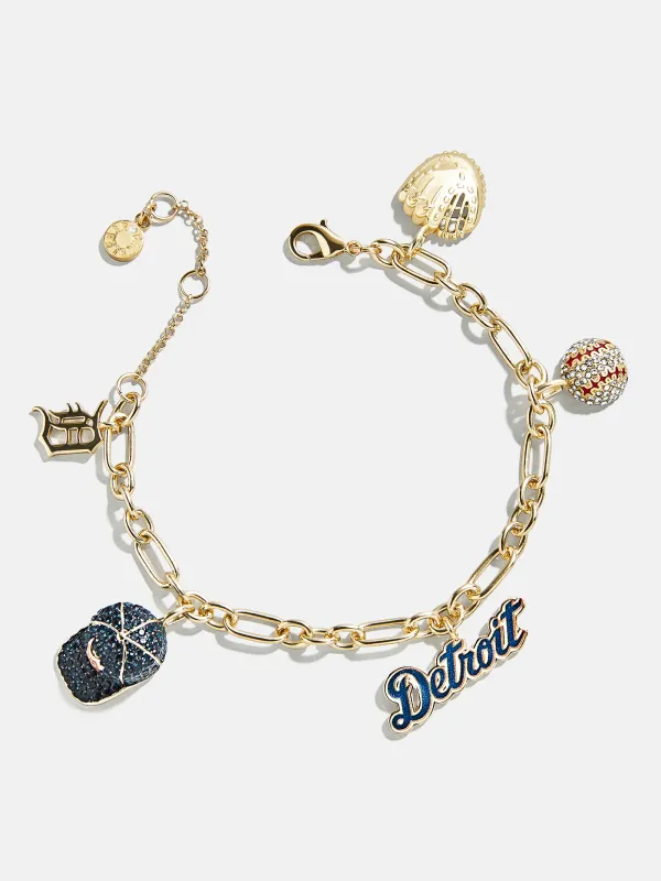 MLB Charm Bracelet - Detroit Tigers made by BaubleBar