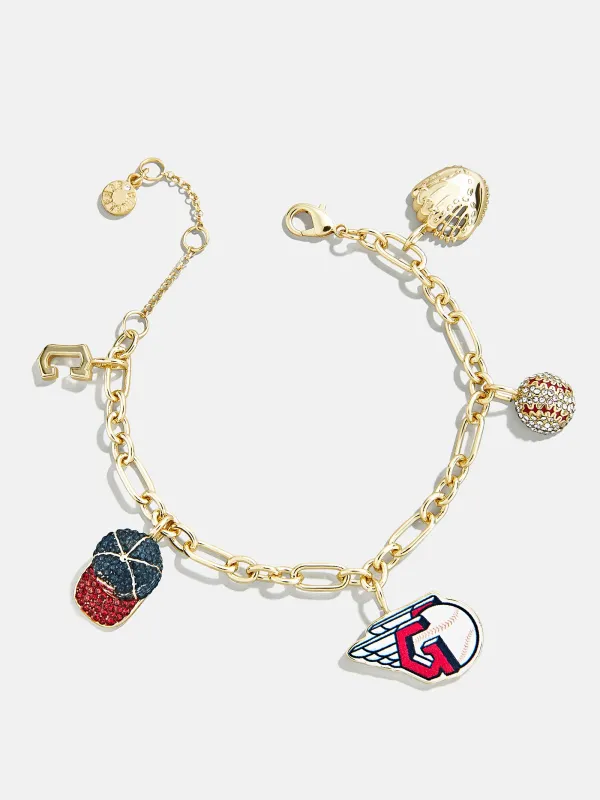 MLB Charm Bracelet - Cleveland Guardians made by BaubleBar