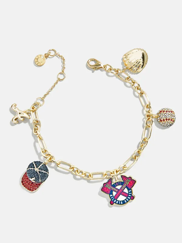 MLB Charm Bracelet - Atlanta Braves sold by BaubleBar