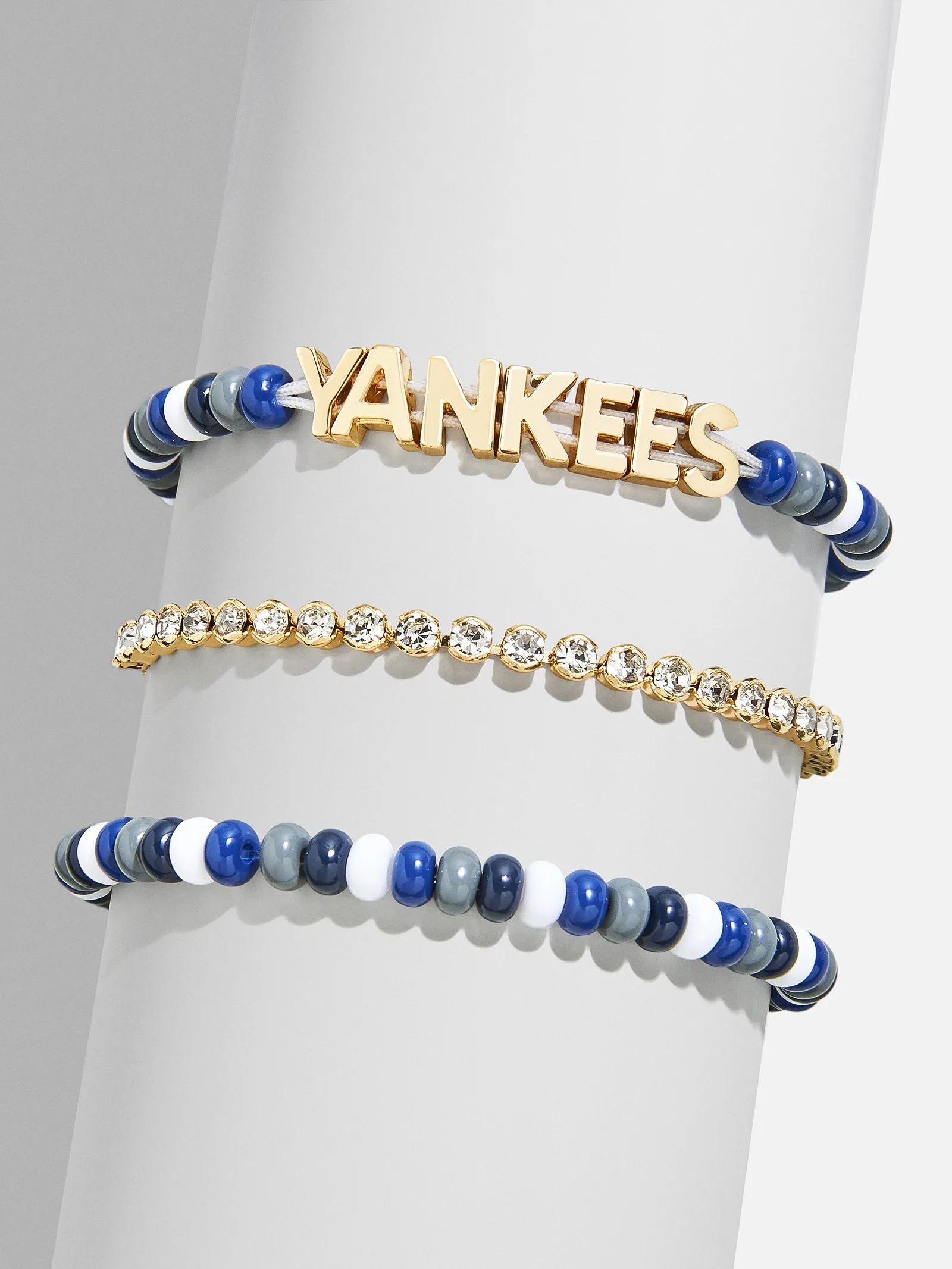 WEAR By Erin Andrews x BaubleBar New York Yankees Bracelet Set - New York Yankees sold by BaubleBar product image thumbnail 2