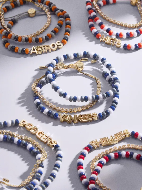 WEAR By Erin Andrews x BaubleBar New York Yankees Bracelet Set - New York Yankees sold by BaubleBar