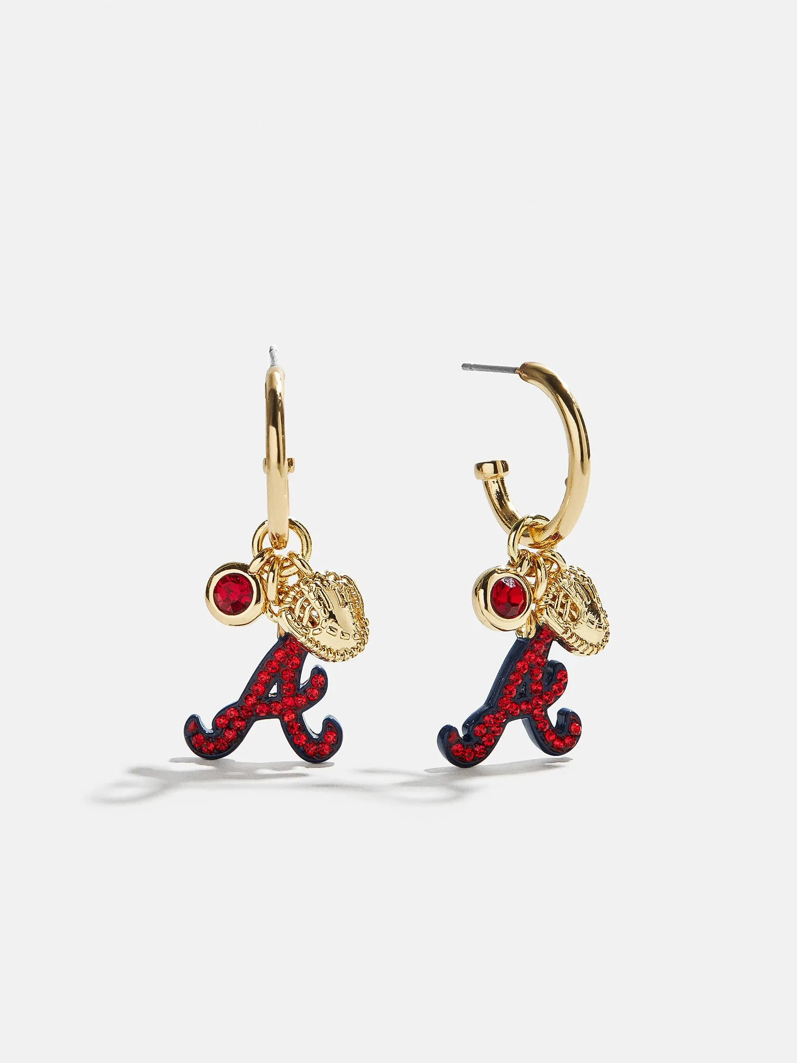 MLB Charm Earrings - Atlanta Braves sold by BaubleBar