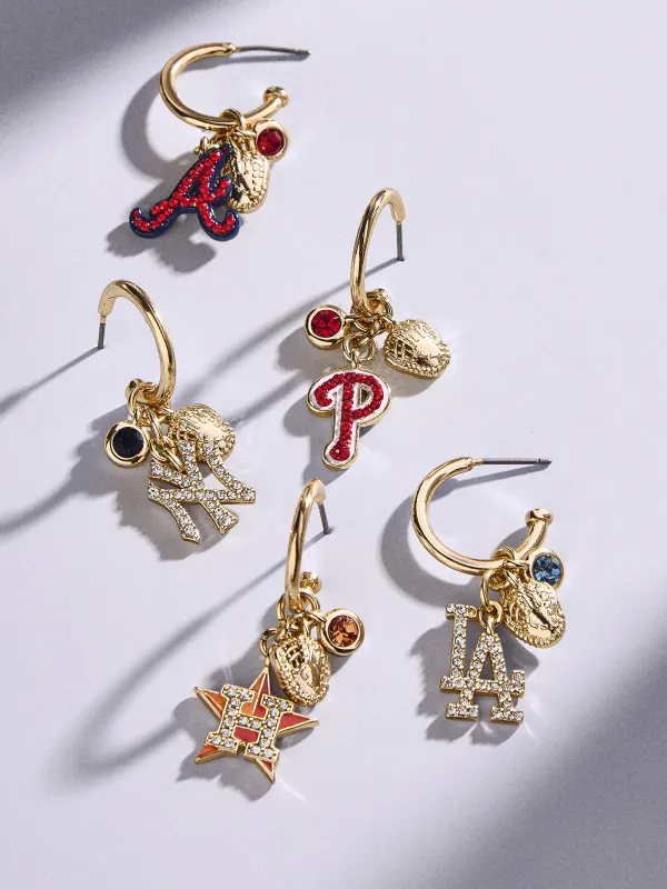 MLB Charm Earrings - New York Yankees sold by BaubleBar