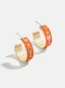 WEAR By Erin Andrews X BaubleBar New York Mets Enamel Hoop Earrings - New York Mets sold by BaubleBar
