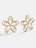 Flora Statement Earrings - Gold/Pavé sold by BaubleBar