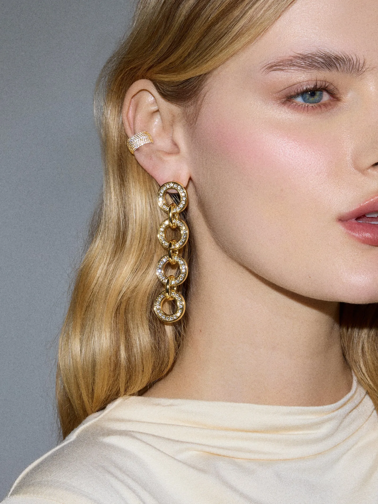 Dominique Statement Earrings - Dominique Earrings sold by BaubleBar product image thumbnail 2